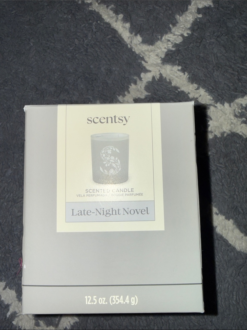 Scentsy Late-Night Novel Scented Candle - White
